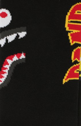 Мужские носки BAPE черного цвета по цене 2485 руб., арт. 1F70183001 | Фото 2 Мужские носки BAPE черного цвета, арт. 1F70183001 | Фото 2