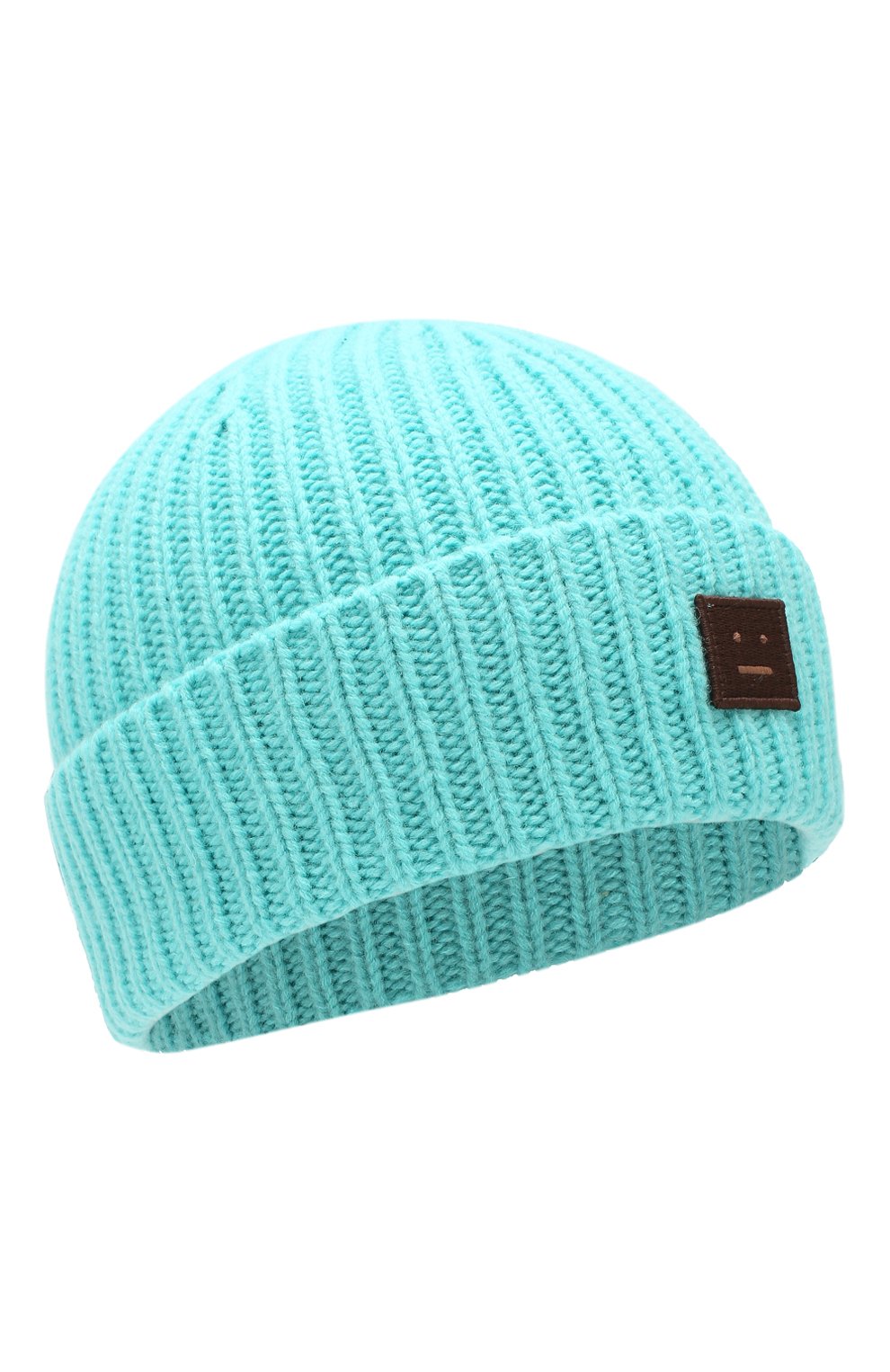 Детского шерстяная шапка ACNE STUDIOS бирюзового цвета, арт. D40001 | Фото 1