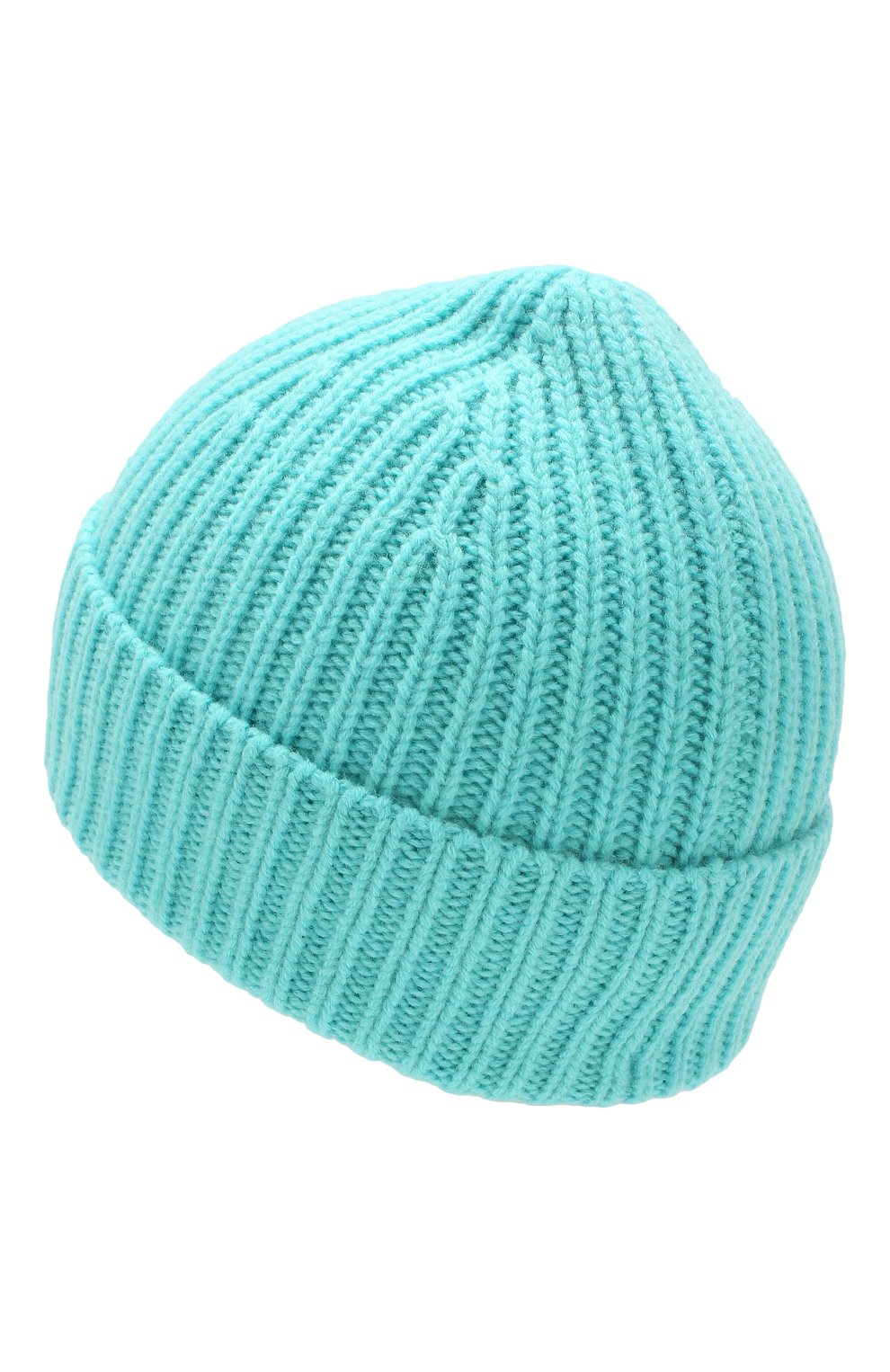Детского шерстяная шапка ACNE STUDIOS бирюзового цвета по цене 4230 руб., арт. D40001 | Фото 2 Детского шерстяная шапка ACNE STUDIOS бирюзового цвета, арт. D40001 | Фото 2