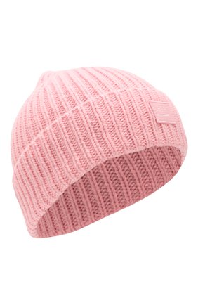 Детского шерстяная шапка ACNE STUDIOS розового цвета по цене 4230 руб., арт. D40001 | Фото 1 Детского шерстяная шапка ACNE STUDIOS розового цвета, арт. D40001 | Фото 1