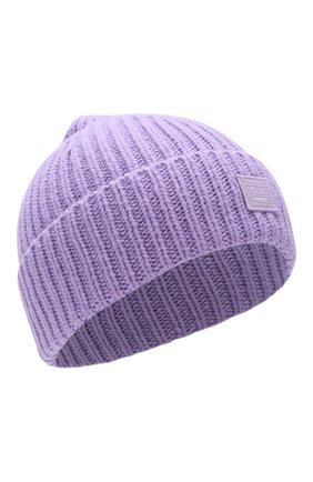 Детского шерстяная шапка ACNE STUDIOS фиолетового цвета по цене 4230 руб., арт. D40001 | Фото 1 Детского шерстяная шапка ACNE STUDIOS фиолетового цвета, арт. D40001 | Фото 1