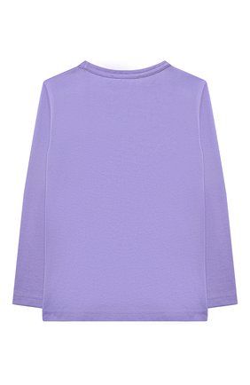 Детская хлопковый лонгслив ACNE STUDIOS фиолетового цвета по цене 4230 руб., арт. 2NI173 | Фото 2 Детская хлопковый лонгслив ACNE STUDIOS фиолетового цвета, арт. 2NI173 | Фото 2
