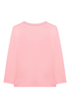 Детская хлопковый лонгслив ACNE STUDIOS розового цвета по цене 4230 руб., арт. 2NI173 | Фото 2 Детская хлопковый лонгслив ACNE STUDIOS розового цвета, арт. 2NI173 | Фото 2