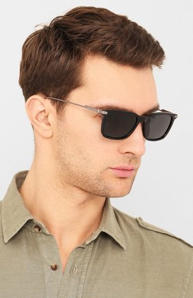 Мужские солнцезащитные очки JIMMY CHOO черного цвета по цене 20700 руб., арт. RYAN 807 | Фото 2 Мужские солнцезащитные очки JIMMY CHOO черного цвета, арт. RYAN 807 | Фото 2