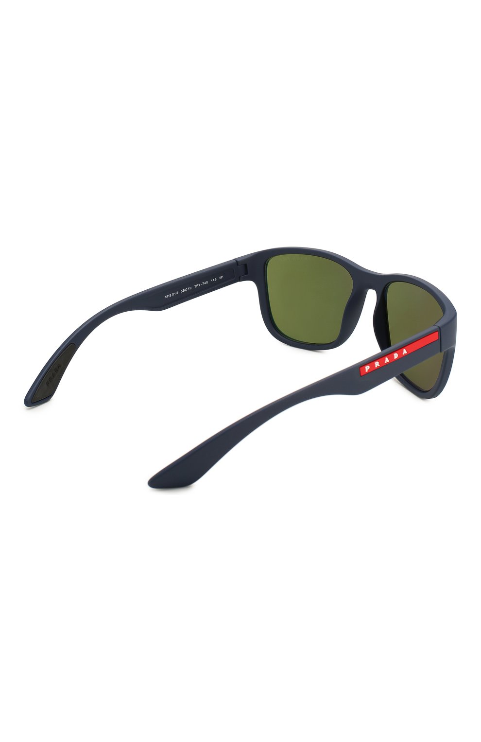 Мужские солнцезащитные очки PRADA LINEA ROSSA синего цвета, арт. 01US-TFY740 | Фото 4 (Тип очков: С/з; Статус проверки: Проверена категория; Очки форма: Прямоугольные; Оптика Гендер: оптика-мужское)