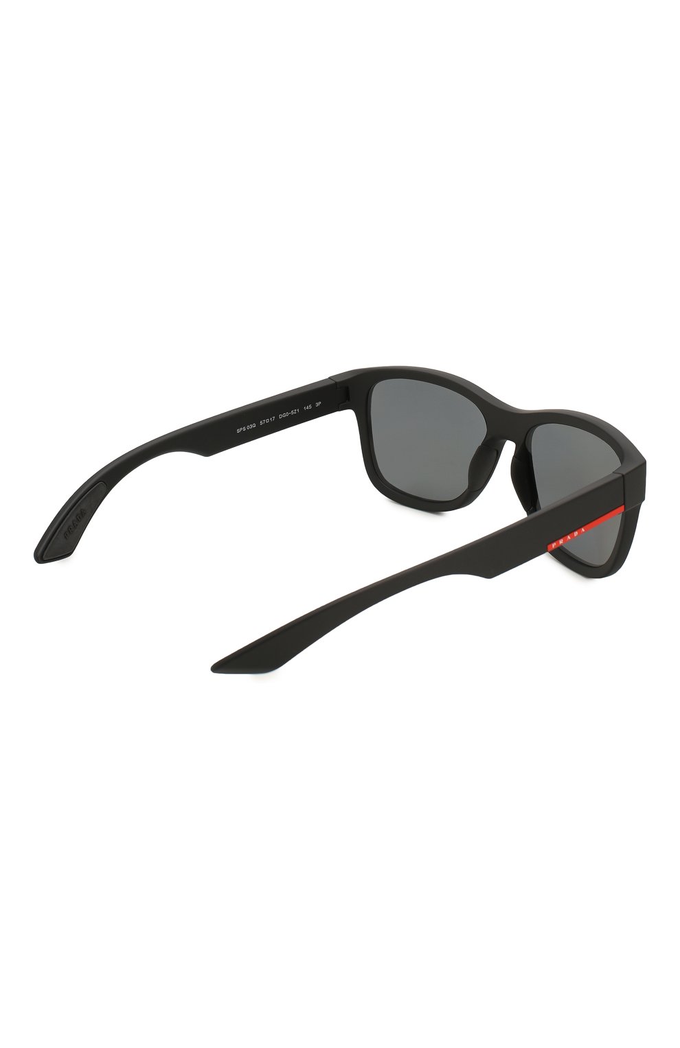 Мужские солнцезащитные очки PRADA LINEA ROSSA черного цвета по цене 17200 руб., арт. 03QS-DG05Z1 | Фото 4 Мужские солнцезащитные очки PRADA LINEA ROSSA черного цвета, арт. 03QS-DG05Z1 | Фото 4