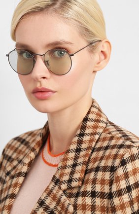 Женские солнцезащитные очки RAY-BAN зеленого цвета по цене 14100 руб., арт. 3447-004/T1 | Фото 2 Женские солнцезащитные очки RAY-BAN зеленого цвета, арт. 3447-004/T1 | Фото 2