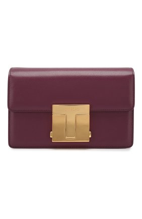 Женская сумка TOM FORD бордового цвета по цене 173000 руб., арт. L1262T-LG0009 | Фото 1 Женская сумка TOM FORD бордового цвета, арт. L1262T-LG0009 | Фото 1 (Размер: small; Ремень/цепочка: На ремешке; Материал: Натуральная кожа; Сумки-технические: Сумки через плечо)