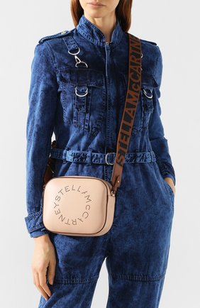 Женская сумка stella logo mini STELLA MCCARTNEY светло-розового цвета по цене 44100 руб., арт. 700072/W8542 | Фото 2 Женская сумка stella logo mini STELLA MCCARTNEY светло-розового цвета, арт. 700072/W8542 | Фото 2