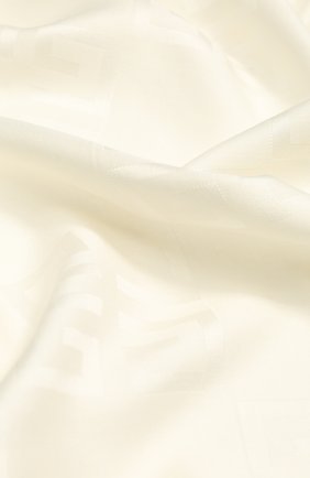 Женский платок из смеси шелка и шерсти GIVENCHY белого цвета по цене 29950 руб., арт. GW1414/J3687 | Фото 2 Женский платок из смеси шелка и шерсти GIVENCHY белого цвета, арт. GW1414/J3687 | Фото 2