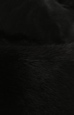 Женская пилотка из меха норки и каракульчи FURLAND черного цвета, арт. 0168220010005600005 | Фото 3 (Материал: Натуральный мех)