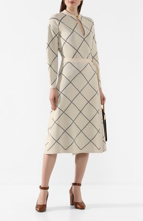 Женское платье из вискозы PROENZA SCHOULER бежевого цвета по цене 69550 руб., арт. R2017365-KY176 | Фото 2 Женское платье из вискозы PROENZA SCHOULER бежевого цвета, арт. R2017365-KY176 | Фото 2