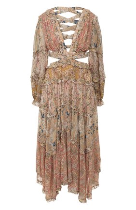 Женское платье из вискозы ZIMMERMANN разноцветного цвета по цене 105500 руб., арт. 7760DFRE | Фото 1 Женское платье из вискозы ZIMMERMANN разноцветного цвета, арт. 7760DFRE | Фото 1