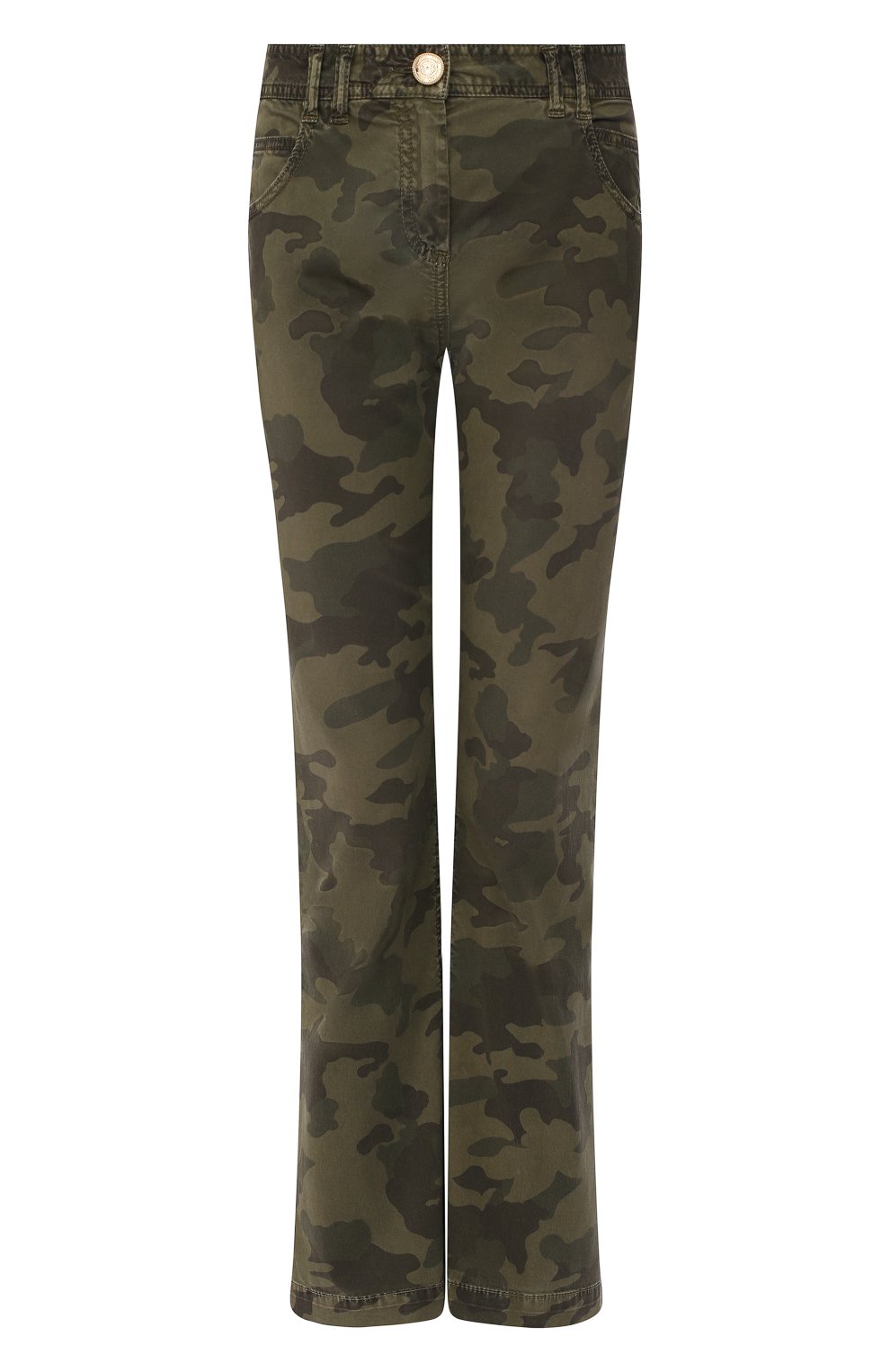 Женские хаки джинсы BALMAIN купить в интернет-магазине ЦУМ, арт ...