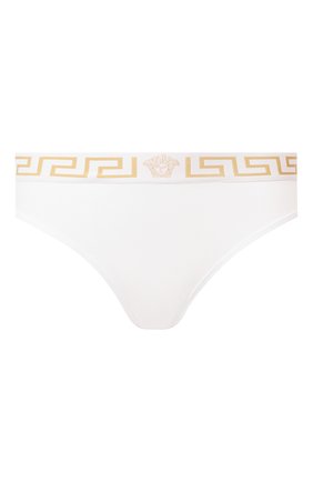 Женские трусы-слипы VERSACE белого цвета по цене 5355 руб., арт. AUD01040/A232741 | Фото 1 Женские трусы-слипы VERSACE белого цвета, арт. AUD01040/A232741 | Фото 1