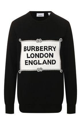 Женская шерстяной свитшот BURBERRY черного цвета по цене 45200 руб., арт. 8024421 | Фото 1 Женская шерстяной свитшот BURBERRY черного цвета, арт. 8024421 | Фото 1