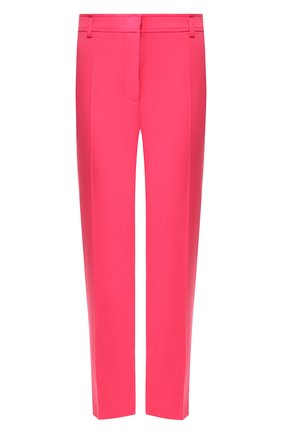 Женские брюки со стрелками EMILIO PUCCI фуксия цвета по цене 68350 руб., арт. 0ERT50/0E602 | Фото 1 Женские брюки со стрелками EMILIO PUCCI фуксия цвета, арт. 0ERT50/0E602 | Фото 1 (Материал внешний: Шерсть; Женское Кросс-КТ: Брюки-одежда; Статус проверки: Проверена категория; Длина (брюки, джинсы): Укороченные)