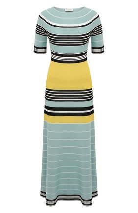 Женское хлопковое платье LANVIN голубого цвета по цене 112500 руб., арт. RW-DR374M-MA03-P20 | Фото 1 Женское хлопковое платье LANVIN голубого цвета, арт. RW-DR374M-MA03-P20 | Фото 1