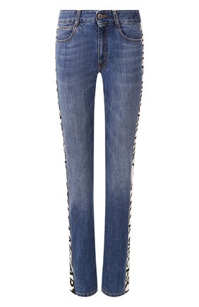 Женские джинсы STELLA MCCARTNEY синего цвета по цене 43000 руб., арт. 372773/SNH55 | Фото 1 Женские джинсы STELLA MCCARTNEY синего цвета, арт. 372773/SNH55 | Фото 1