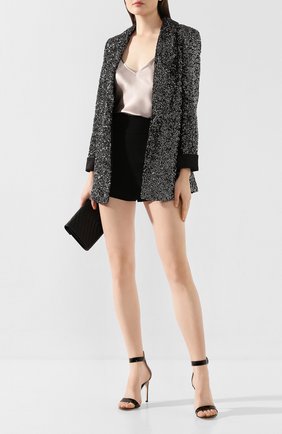 Женский жакет с пайетками ALICE + OLIVIA серебряного цвета по цене 76950 руб., арт. CC910E90212 | Фото 2 Женский жакет с пайетками ALICE + OLIVIA серебряного цвета, арт. CC910E90212 | Фото 2