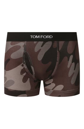 Мужские хлопковые боксеры TOM FORD темно-коричневого цвета по цене 8905 руб., арт. T4LC30150 | Фото 1 Мужские хлопковые боксеры TOM FORD темно-коричневого цвета, арт. T4LC30150 | Фото 1