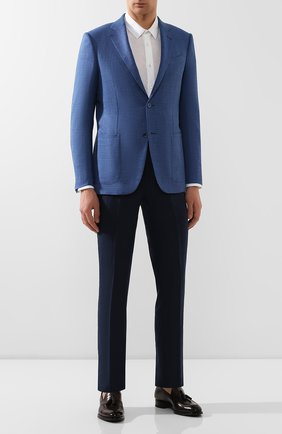 Мужской льняные брюки RALPH LAUREN темно-синего цвета по цене 43550 руб., арт. 790585317 | Фото 2 Мужской льняные брюки RALPH LAUREN темно-синего цвета, арт. 790585317 | Фото 2