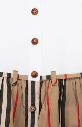 Женский хлопковое платье BURBERRY разноцветного цвета по цене 12100 руб., арт. 8023700 | Фото 3 Женский хлопковое платье BURBERRY разноцветного цвета, арт. 8023700 | Фото 3