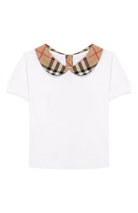 Детский хлопковая блузка BURBERRY разноцветного цвета по цене 9720 руб., арт. 8022116 | Фото 1 Детский хлопковая блузка BURBERRY разноцветного цвета, арт. 8022116 | Фото 1
