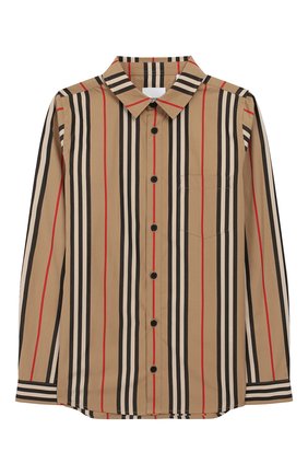 Детская хлопковая рубашка BURBERRY разноцветного цвета по цене 12100 руб., арт. 8022076 | Фото 1 Детская хлопковая рубашка BURBERRY разноцветного цвета, арт. 8022076 | Фото 1