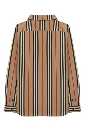 Детская хлопковая рубашка BURBERRY разноцветного цвета по цене 12100 руб., арт. 8022076 | Фото 2 Детская хлопковая рубашка BURBERRY разноцветного цвета, арт. 8022076 | Фото 2