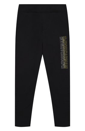 Детские хлопковые брюки EMPORIO ARMANI темно-синего цвета по цене 7570 руб., арт. 3H4PJA/1J36Z | Фото 1 Детские хлопковые брюки EMPORIO ARMANI темно-синего цвета, арт. 3H4PJA/1J36Z | Фото 1
