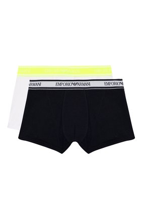 Детские комплект из 2-х хлопковых боксеров EMPORIO ARMANI разноцветного цвета по цене 3270 руб., арт. 406501/0P650 | Фото 1 Детские комплект из 2-х хлопковых боксеров EMPORIO ARMANI разноцветного цвета, арт. 406501/0P650 | Фото 1
