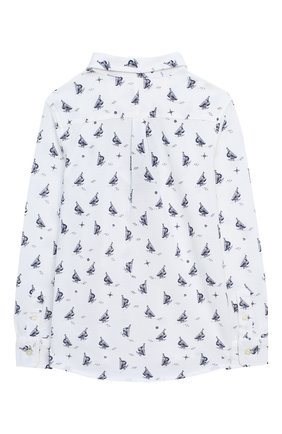 Детская хлопковая рубашка POLO RALPH LAUREN белого цвета по цене 5885 руб., арт. 322760472 | Фото 2 Детская хлопковая рубашка POLO RALPH LAUREN белого цвета, арт. 322760472 | Фото 2