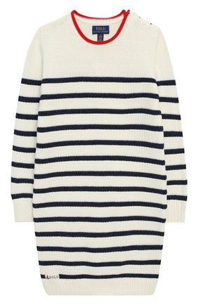 Детское хлопковое платье POLO RALPH LAUREN разноцветного цвета по цене 11500 руб., арт. 313763961 | Фото 1 Детское хлопковое платье POLO RALPH LAUREN разноцветного цвета, арт. 313763961 | Фото 1 (Материал внешний: Хлопок; Рукава: Длинные; Случай: Повседневный)