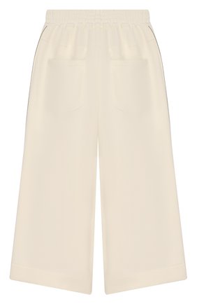 Детского хлопковые брюки BRUNELLO CUCINELLI белого цвета по цене 24200 руб., арт. BA848P7157 | Фото 2 Детского хлопковые брюки BRUNELLO CUCINELLI белого цвета, арт. BA848P7157 | Фото 2