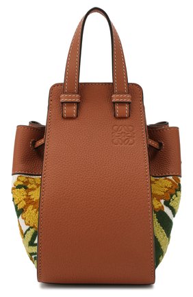 Женская сумка hammock floral mini LOEWE желтого цвета по цене 129000 руб., арт. 303.30.V07 | Фото 1 Женская сумка hammock floral mini LOEWE желтого цвета, арт. 303.30.V07 | Фото 1