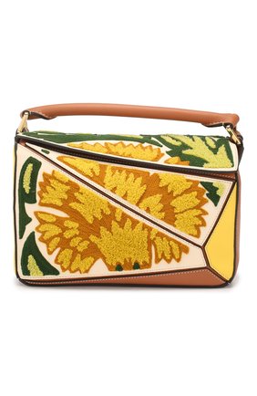 Женская сумка puzzle floral small LOEWE желтого цвета по цене 199500 руб., арт. 303.30.S21 | Фото 1 Женская сумка puzzle floral small LOEWE желтого цвета, арт. 303.30.S21 | Фото 1