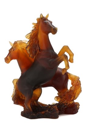 Скульптура гарцующие кони DAUM коричневого цвета, арт. 05687 | Фото 2 (Ограничения доставки: fragile-2)