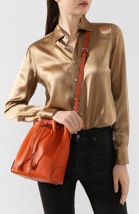 Женская сумка TOD’S оранжевого цвета по цене 121500 руб., арт. XBWDBAK0100XPA | Фото 2 Женская сумка TOD’S оранжевого цвета, арт. XBWDBAK0100XPA | Фото 2