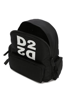 Детская рюкзак DSQUARED2 черного цвета по цене 15700 руб., арт. DQ044R-D00PF | Фото 3 Детская рюкзак DSQUARED2 черного цвета, арт. DQ044R-D00PF | Фото 3