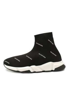 Детские текстильные кроссовки BALENCIAGA черно-белого цвета по цене 18500 руб., арт. 599223/W1712 | Фото 2 Детские текстильные кроссовки BALENCIAGA черно-белого цвета, арт. 599223/W1712 | Фото 2