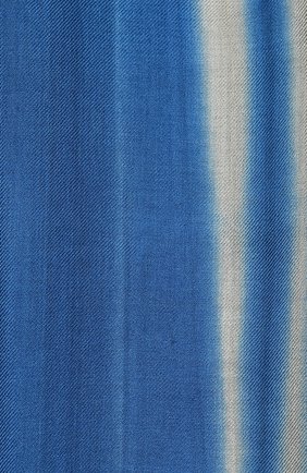 Мужской шарф из смеси кашемира и шелка LORO PIANA синего цвета по цене 67200 руб., арт. FAL0936 | Фото 2 Мужской шарф из смеси кашемира и шелка LORO PIANA синего цвета, арт. FAL0936 | Фото 2