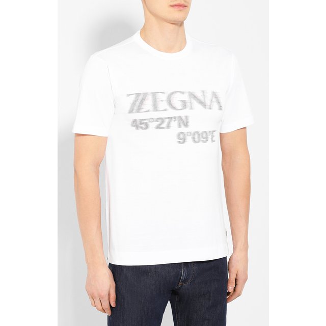 фото Хлопковая футболка z zegna