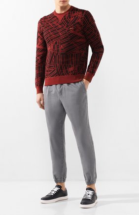 Мужской хлопковый джемпер ZEGNA COUTURE оранжевого цвета по цене 61950 руб., арт. CUC91/110 | Фото 2 Мужской хлопковый джемпер ZEGNA COUTURE оранжевого цвета, арт. CUC91/110 | Фото 2