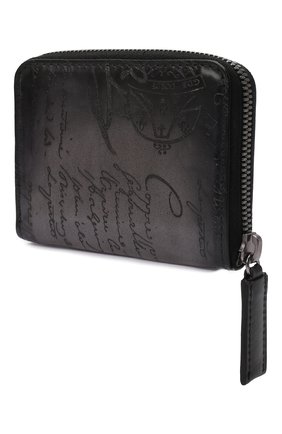 Мужской кожаное портмоне BERLUTI темно-серого цвета, арт. N135254 | Фото 2 (Статус проверки: Проверена категория; Материал: Натуральная кожа)