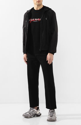 Мужской шерстяной джемпер GIVENCHY черного цвета по цене 68200 руб., арт. BM90B1404X | Фото 2 Мужской шерстяной джемпер GIVENCHY черного цвета, арт. BM90B1404X | Фото 2