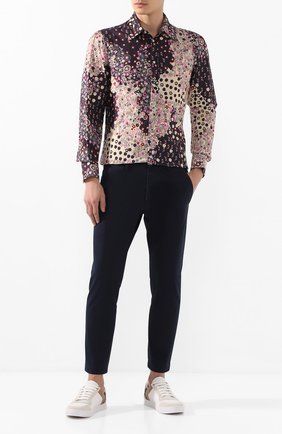 Мужской хлопковые брюки DSQUARED2 темно-синего цвета по цене 36350 руб., арт. S74KB0383/S41794 | Фото 2 Мужской хлопковые брюки DSQUARED2 темно-синего цвета, арт. S74KB0383/S41794 | Фото 2
