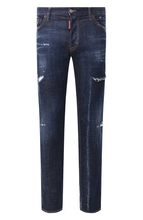 Мужские джинсы DSQUARED2 темно-синего цвета по цене 44150 руб., арт. S74LB0712/S30342 | Фото 1 Мужские джинсы DSQUARED2 темно-синего цвета, арт. S74LB0712/S30342 | Фото 1