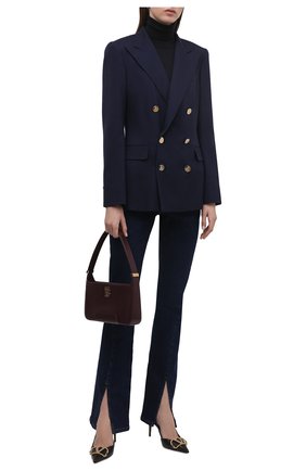 Женский кашемировый жакет RALPH LAUREN синего цвета по цене 346500 руб., арт. 290625543 | Фото 2 Женский кашемировый жакет RALPH LAUREN синего цвета, арт. 290625543 | Фото 2