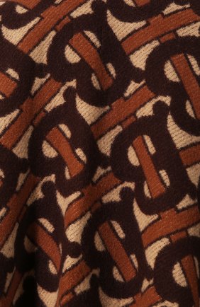 Женская шерстяное пончо BURBERRY коричневого цвета по цене 79950 руб., арт. 8021873 | Фото 5 Женская шерстяное пончо BURBERRY коричневого цвета, арт. 8021873 | Фото 5